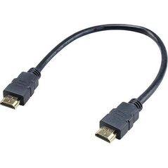 Kabel Akasa HDMI - HDMI 0.3m czarny (AK-CBHD25-30BK)