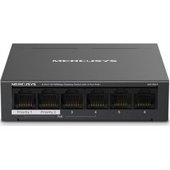 Switch Mercusys MERCUSYS switch MS106LP (6x100Mb/s,4xPoE+,40W,fanless)