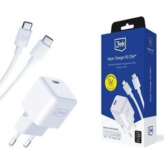 Ładowarka 3MK 3mk síťová nabíječka Hyper Charger PD 25W + kabel USB-C