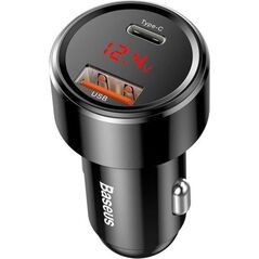 Ładowarka Baseus BS-C20C 1x USB-A 1x USB-C 6 A  (BSU057BLK)