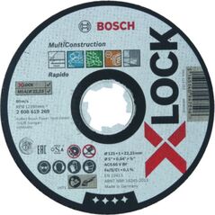 Bosch Accessories, tarcza tnąca prosta 125x22.23mm (2608619269)