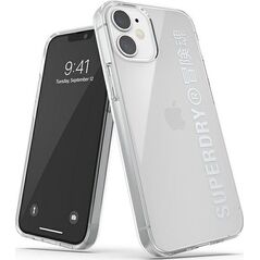 Dr Nona SuperDry Snap iPhone 12 mini Clear Case srebrny/silver 42590