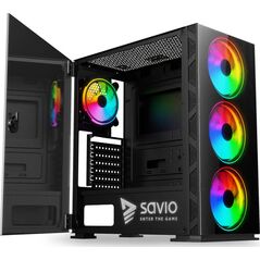 Obudowa Savio Prime X1 ARGB Glass (SAVGC-PRIMEX1)