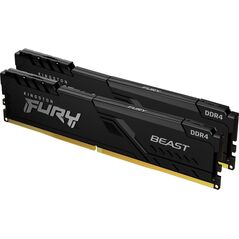 Pamięć Kingston Fury Beast, DDR4, 64 GB, 2666MHz, CL16 (KF426C16BBK2/64)