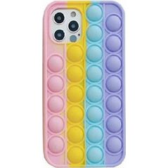 Etui Anti-Stress iPhone 12 mini róż/żółty/niebieski/fioletowy