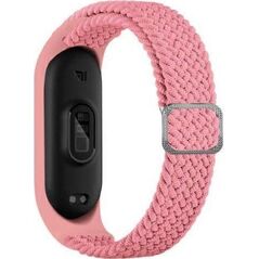 Beline Beline pasek Mi Band 3/4 Textile różowy/pink