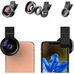 Strado Zestaw obiektywów do telefonów APEXEL Lens Kit 2w1 uniwersalny