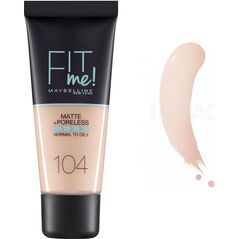 Maybelline  Fit Me Liquid Foundation 104 Soft Ivory 30ml