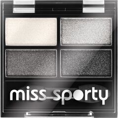 Miss Sporty Quattro Studio Poczwórne cienie do powiek 404 Real Smoky/Smoky Black 5g