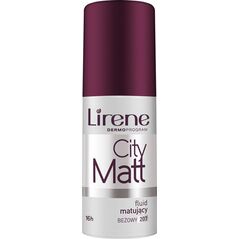 Lirene City Matt nr 207 Beżowy Fluid matująco-wygładzający 30 ml