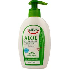 Equilibra Detergente Mani Viso aloesowy żel oczyszczający do twarzy i rąk Aloe Vera 300ml