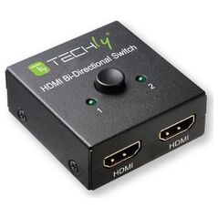 Techly TECHLY 108606 Techly Dwukierunkowy 2-portowy przełącznik HDMI 2.0 2x1 lub 1x2 4K@60Hz