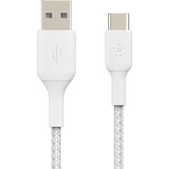 Kabel USB Belkin USB-A - USB-C 3 m Biały (CAB002bt3MWH)