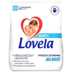 Lovela LOVELA_Baby hipoalergiczny proszek do prania ubranek niemowlęcych i dziecięcych do bieli 1,3kg