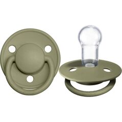 Bibs Bibs De Lux Smoczek uspokajający silikonowy Olive 0-36 m Bibs