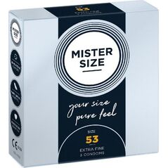 Mister Size Mister Size Condoms prezerwatywy dopasowane do rozmiaru 53mm 3szt.