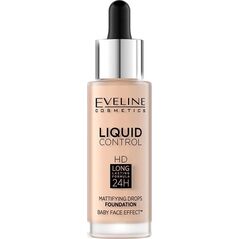 Eveline EVELINE Liquid Control HD PODKŁAD DO TWARZY 001 Porcelain