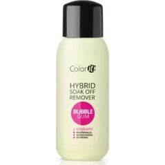 Silcare SILCARE PŁYN DO USUWANIA LAKIERU HYBRYDOWEGO Z OLEJKAMI BUBBLE GUM 300 ML