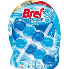 Bref Bref, Brilliant Gel All in 1 Zawieszka do WC Ocean Arktyczny, 2 x 42g