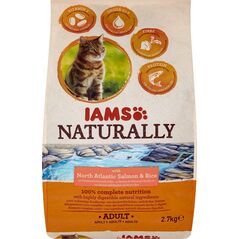 IAMS IAMS Naturally Adult Łosoś sucha karma 2,7kg dla kota