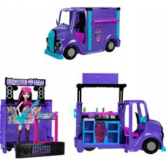 Mattel Monster High Koncertowy Food Truck + Lalka Zestaw (HXH83)