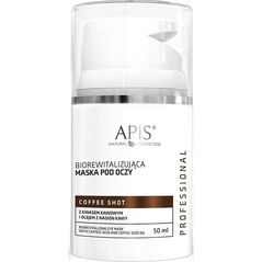 Apis Coffee Shot biorewitalizująca maska pod oczy z kwasem kawowym i olejem z nasion kawy 50ml