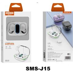 Słuchawki Vega SŁUCHAWKI BLUETOOTH SOMOSTEL J15 EARBUDS CZARNY TWS>