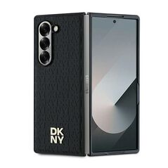 DKNY case for Samsung Galaxy Z Fold6 DK000229 black Repeat Pattern Stack Logo 3666339329952