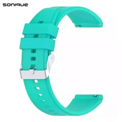 Λουράκι Σιλικόνης Smooth Band Sonique 20mm για Huawei Watch GT3 42mm/GT3Pro 43mm/GT2 42mm Βεραμάν 5201101871710