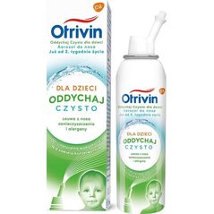 GlaxoSmithKline OTRIVIN_Oddychaj Czysto Dla Dzieci areozol do nosa już od 2 tygodnia życia 100ml