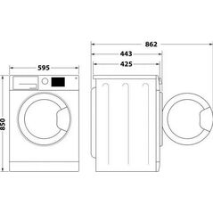 Pralka Indesit Pralka INDESIT MTWSE 61294 WK EE