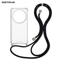 Θήκη Σιλικόνης με Κορδόνι Sonique Armor Clear Xiaomi Xiaomi 14 Ultra Μαύρο 5210312038430