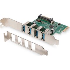 Kontroler Digitus PCIe 2.0 x1 - 4x USB 3.0 (DS-30221-1)