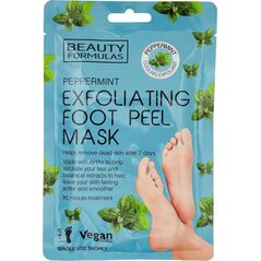 BEAUTY FORMULAS_Exfoliating Foot Peel Mask złuszczajaca maska do stóp Peppermint 1 para