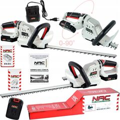 NAC NAC NOŻYCE DO ŻYWOPŁOTU  AKUM. 18V 1x 2,0Ah 40cm OBROTOWA RĄCZKA