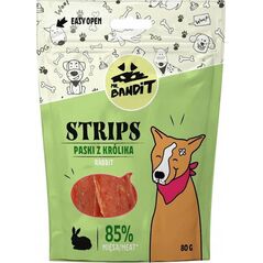 Mr Bandit Mr Bandit STRIPS Paski z Królika 80g Naturalny Przysmak Dla Psa