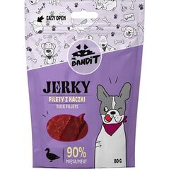 Mr Bandit Mr Bandit JERKY Filety z Kaczki 80g Naturalny Przysmak Dla Psa