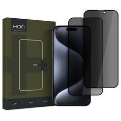 Hofi SZKŁO PRYWATYZUJĄCE HOFI ANTI SPY GLASS PRO+ 2-PACK IPHONE 16 PRO MAX PRIVACY