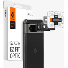 Spigen Spigen Glass tR EZ Fit Optik Black 2 Pack - Google Pixel 8