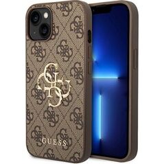 Guess Guess 4G Big Metal Logo - Etui iPhone 14 (brązowy)