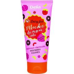 Delia DAIRY FUN Mleczko do mycia ciała - Malinowe ciaste