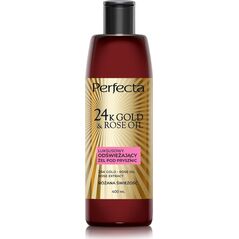 DAX PERFECTA 24K Gold&Rose Oil Luksusowy odświeżający żel pod prysznic 400 ml