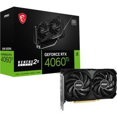 Karta graficzna MSI GeForce RTX 4060 Ti Ventus 2X Black E1 OC 8GB GDDR6