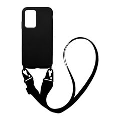 Θήκη Σιλικόνης με Strap CarryHang Sonique Samsung Galaxy A53 5G Μαύρο 5201101785864