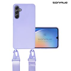 Θήκη Σιλικόνης με Strap CarryHang Sonique Samsung Galaxy A55 5G Λιλά 5201101991197