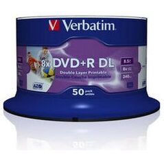 Verbatim DVD+R DL 8.5 GB 8x 50 sztuk (43703)