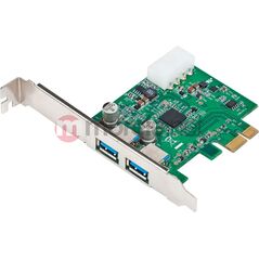 Kontroler Gembird PCIe x1 - 2x USB 3.0 (UPC-30-2P)