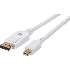 Kabel Manhattan DisplayPort Mini - DisplayPort 2m biały (324748)