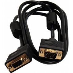 Kabel Art D-Sub (VGA) - D-Sub (VGA) 1.8m czarny (KABSVGA M/F 1,8M AL-OEM-11)