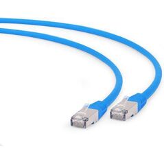 Gembird RJ-45/RJ-45 kat.6a S/FTP Niebieski 0.5m (PP6A-LSZHCU-B-0.5M)